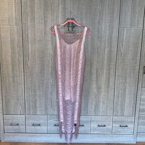 ASOS DESIGN Maxi Dress In‎ All Over Fringe